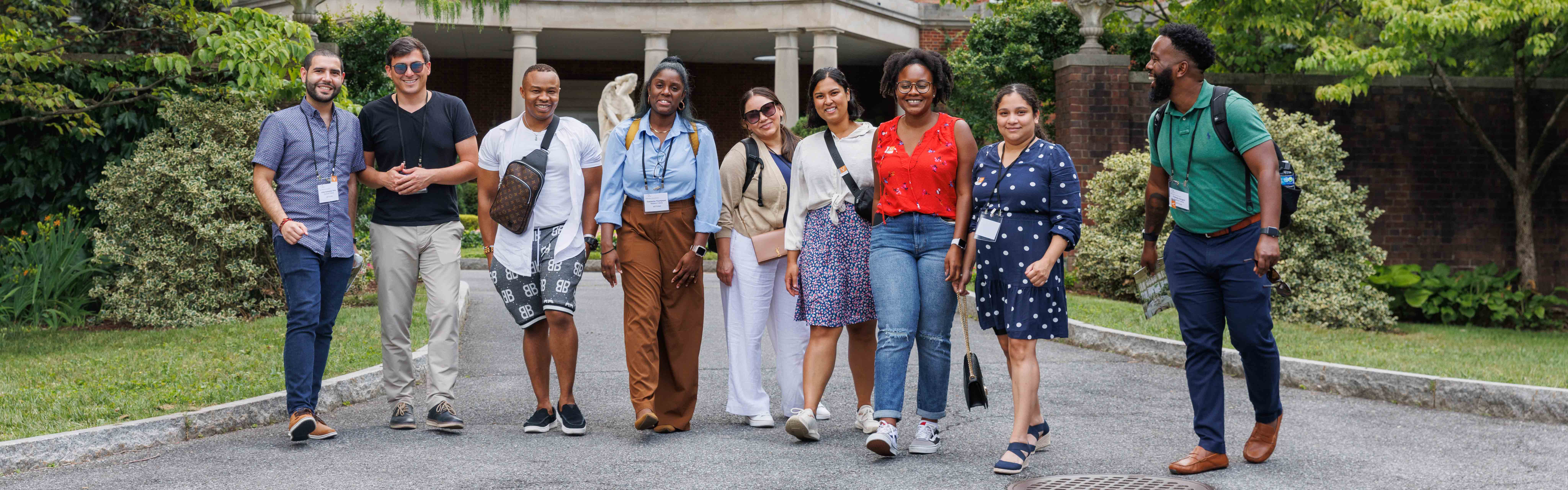 MFP Fellows at Hillwood Gardens during ITI 2024